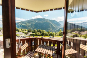Furnished studio at the foot of the slopes with a balcony & mountains view